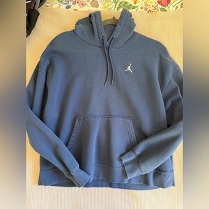 Nike Jordan Deep Blue Hoodie with Signature Emblem